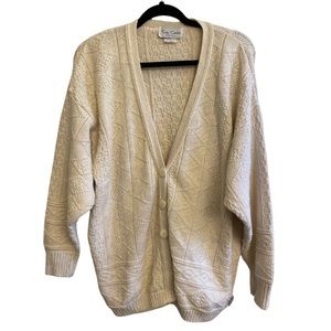 Pierre Cardin button up cardigan sweater